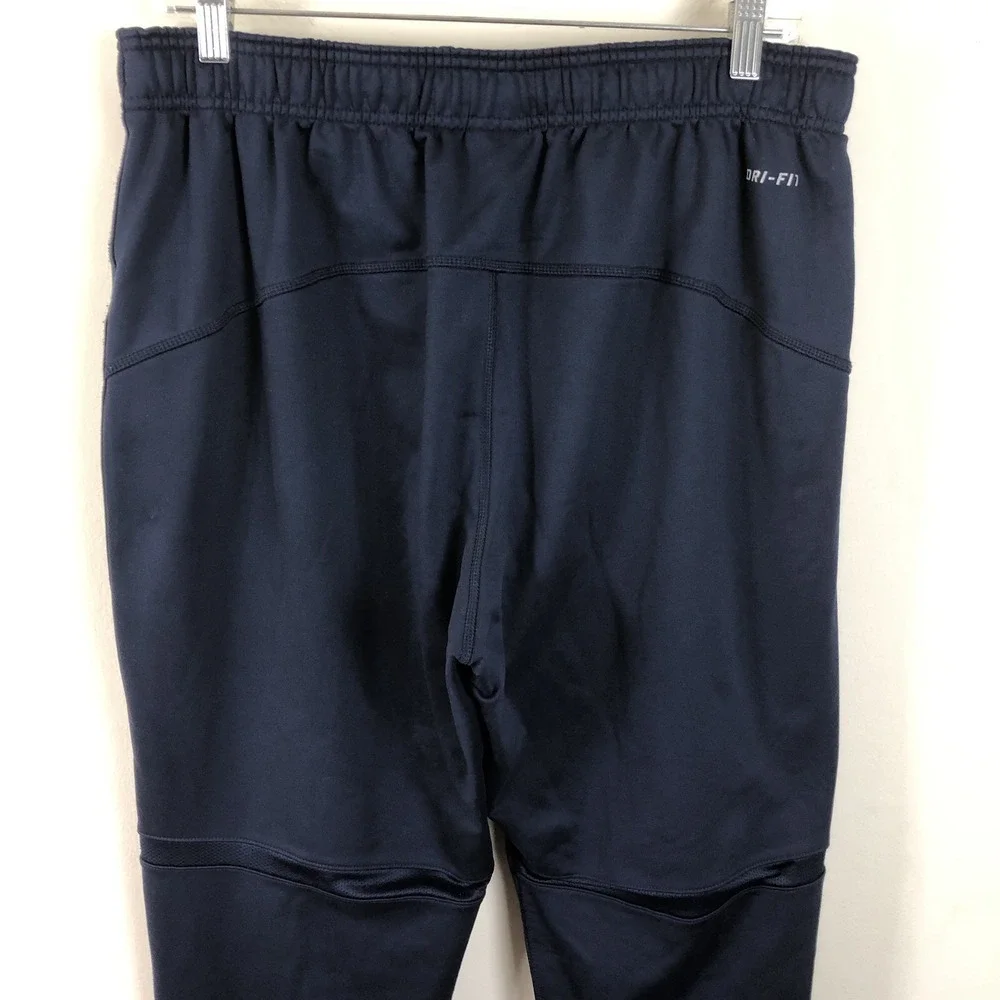 Nike NFL Equipment Dri-FIT Sweatpants Men's L Navy Blue Athletic Training Pants